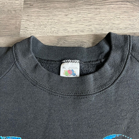 VTG Snowmobile Sweatshirt‎ Fits Large Minnesota Racing Snow Machine Raglan USA - Picture 9 of 16